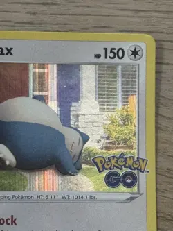 Pokemon TCG Snorlax Holo Rare Card Pokemon Go 055/078 Near Mint Mint - Image 3