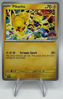 Pikachu - (World Championship 2025) Promo SV: Scarlet & Violet Promo Cards 225 - Image 1