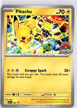 Pikachu - (World Championship 2025) Promo SV: Scarlet & Violet Promo Cards 225 N - Image 1