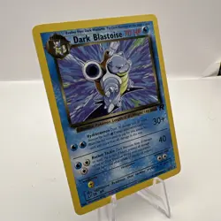 Dark Blastoise 20/82 NON Holo Pokemon TCG Team Rocket Set - Image 2