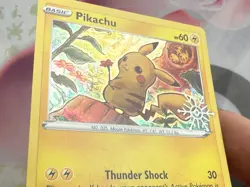 Pokemon TCG - Pikachu - SWSH153 Holiday Advent Calendar Snowflake Stamped Promo - Image 2