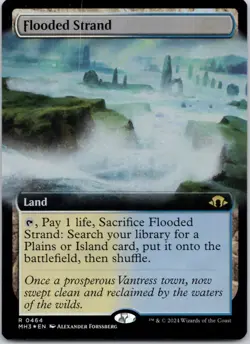 Flooded Strand (Extended Art) 464 Modern Horizons 3 NM FOIL MTG - Image 1