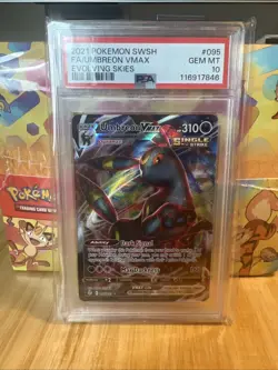 PSA 10 Umbreon Vmax Evolving Skies 095/203 GEM MINT Graded Pokemon Card - Image 1