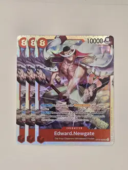Edward Newgate OP16-003 SR X3 One Piece TCG English - Image 1
