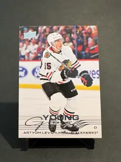 Artyum Levshunov 2025-26 Young Guns Rookie Card - Upper Deck Series 1 #201 (RC) - Image 1