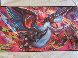Pokemon Phantasmal Flames Charizard MEGA X UPC Play Mat - Rubber Playmat - Image 1