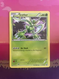 Pokemon Card Scyther Boundaries Crossed Uncommon 4/108 Near Mint - Image 1