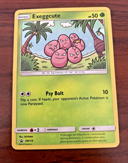 Pokemon- Exeggcute SM119 Black Star Promo 2018- Holo- Sun & Moon - Image 1