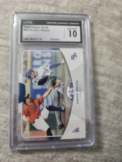 2024 Topps 50/50 ~ SHOHEI OHTANI ~ #56 ~ CGC 10 GEM MINT ~ LA DODGERS 🔥 - Image 1