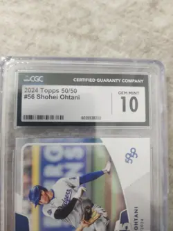 2024 Topps 50/50 ~ SHOHEI OHTANI ~ #56 ~ CGC 10 GEM MINT ~ LA DODGERS 🔥 - Image 2