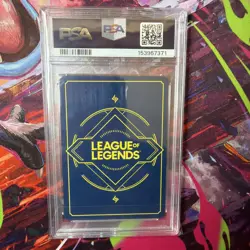 🔥 RIFTBOUND YONE SIGNATURE OVERNUMBER PSA AUTHENTIC (Mint condition card) 🔥 - Image 2