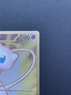 Pokemon TCG Mew EX 205/165 Metal Gold Card 151 UPC Promo - Image 5