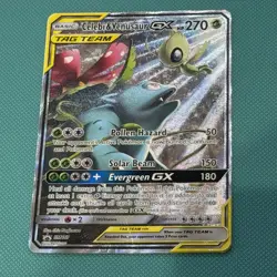 Celebi & Venusaur GX Tag Team SM167 Promo Holo Moderately Played MP - Image 2