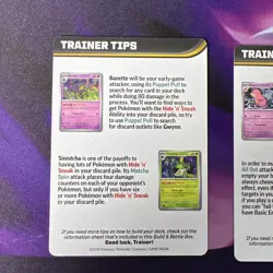 Pokemon TCG Pitch Black Prerelease Trainer Tips Art Cards Near Complete Set - Image 5
