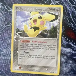 Pichu Delta Species 76/110 2006 EX Holon Phantoms Pokemon Card TCG Common - NM - Image 1