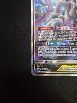 Pokemon TCG Mewtwo & Mew GX Tag Team Holo Card - Image 2