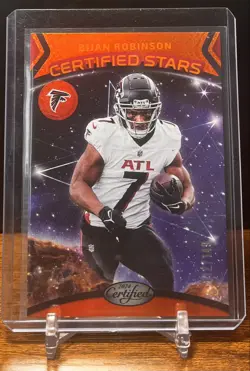2024 Panini Certified - Certified Stars Bijan Robinson #15 Mirror Orange /149 - Image 1