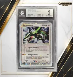 CARTA POKEMON RAYQUAZA EX 97/97 EX DRAGON BGS 9 TCG CARD ENG - Image 1