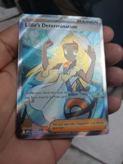 Lillie's Determination 169/132 Secret Rare Pokemon Mega Evolution Full Art NM/M - Image 3