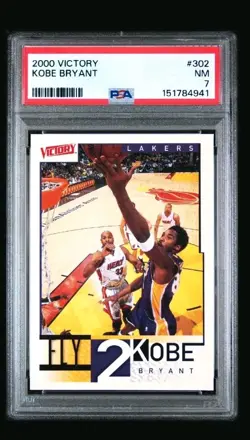 2000-01 Upper Deck Victory Fly 2 Kobe Bryant #302 Los Angeles Lakers Basketball - Image 2