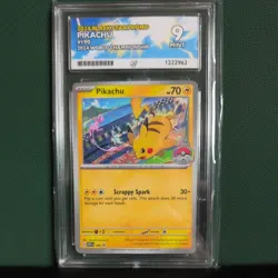 Pikachu 2024 World Championships SVP190 Promo Card ACE 9 - Image 1