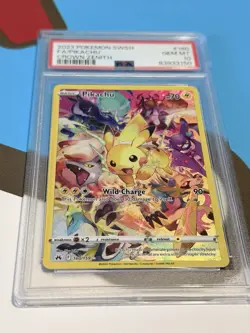 2023 Pokemon SWSH Crown Zenith Pikachu FA 160/159 Gem Mint PSA 10 - Image 1