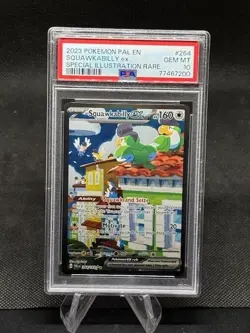 2023 POKEMON PALDEA EVOLVED SPECIAL ILLUSTRATION SQUAWKABILLY EX PSA 10 #264 - Image 1