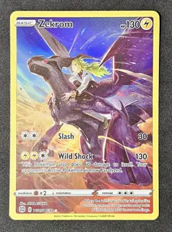 SWSH09: Brilliant Stars Trainer Gallery ZEKROM Ultra Rare #TG05 Pokemon TCG c - Image 1