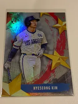 Hyeseong Kim RC 2025 Topps Update Series Stars Of The MLB Los Angeles Dodgers - Image 1