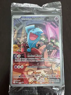 Team Rocket’s Wobbuffet Promo ETB Destined Rivals Black Star 203 ENGLISH Pokemon - Image 1