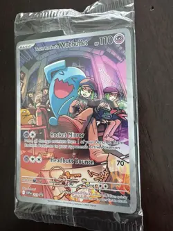 Team Rocket’s Wobbuffet Promo ETB Destined Rivals Black Star 203 ENGLISH Pokemon - Image 4