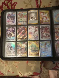 Massive Folder Full Of Pokemon Cards, Japanese Full Arts, V's, 16 Vault X Binder - Image 1