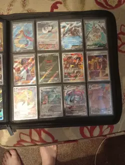 Massive Folder Full Of Pokemon Cards, Japanese Full Arts, V's, 16 Vault X Binder - Image 2