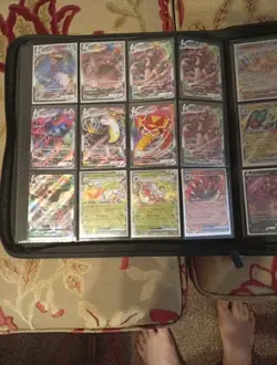 Massive Folder Full Of Pokemon Cards, Japanese Full Arts, V's, 16 Vault X Binder - Image 3