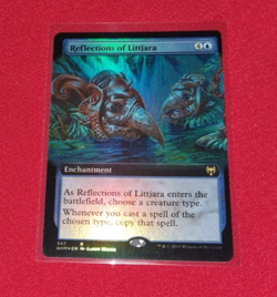 Magic the Gathering Reflections of Littjara Extended Foil Kaldheim Used - Image 1