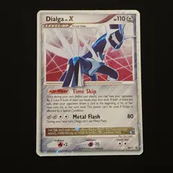 Dialga LV.X DP17 Diamond and Pearl Holo LP Pokemon TCG - Image 1