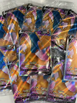Pokemon Champions Path Charizard V SWSH050 Promo Full Art Pokemon PSA Wrapped - Image 2