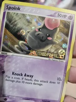 Spoink Emerald 65/106 Reverse Holo Stamped Pokemon TCG Rare Card - Image 2