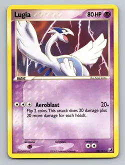 Lugia Unseen Forces Rare 29/115 Pokemon - Image 1