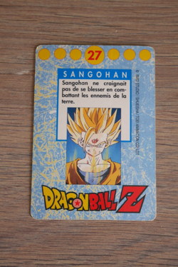Carte a collectionner : DRAGON BALL Z n° 27 - SANGOHAN - 1989 - Holo - Image 2