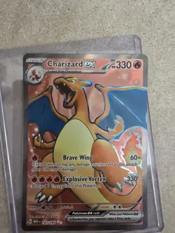 Charizard ex - 183/165 - Scarlet & Violet 151 - Full Art - NM - Pokemon TCG - Image 1