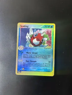 Seaking Reverse Holo / Shiny Pokemon Card 21/109 EX Ruby Sapphire MP - Image 1