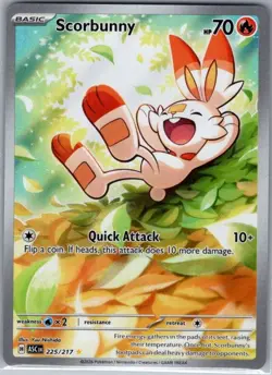 Scorbunny 225/217 ME: Ascended Heroes - Pokemon Card - NM - Image 1