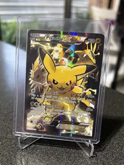 2016 Pikachu EX XY124 Black Star Promo Holo Pokemon TCG - Image 3