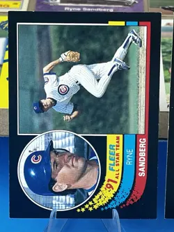 Ryne Sandberg Oddball Cards 1980s 1990s Baseball Card Lot Chicago Cubs HOF - Image 2