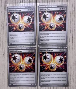 Pokemon TCG - Ignition Energy Lot of x4 - 086/086 - SV: White Flare - Image 1