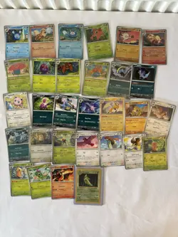 Pokemon Card Bundle Job Lot 104 Cards EX ex Holo Reverse Holo + Eevee Pouch - Image 5