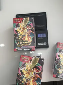 HEAVY 153g Pokemon TCG Ascended Heroes Booster Bundle x4 New & Sealed - Image 5
