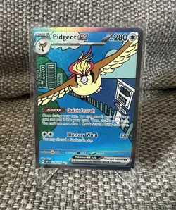 The Pokemon Company Pidgeot ex 225/197 SV03 Obsidian Flames SIR Holo 280HP - Image 1