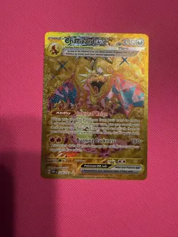 Charizard ex 228/197 Pokemon TCG: Obsidian Flames Gold Hyper Rare Holo NM - Image 1